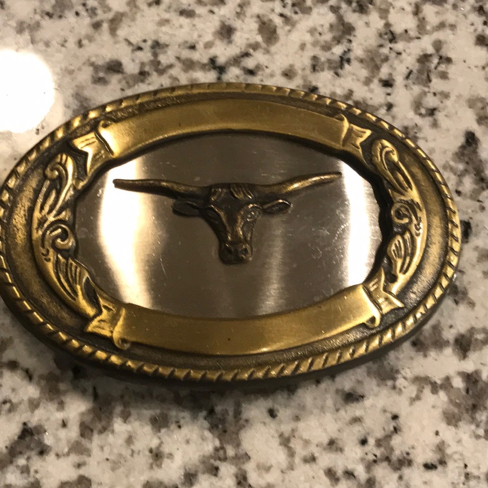 Longhorn belt buckle